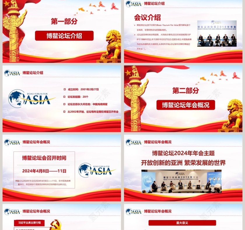 开放创新的亚洲繁荣发展的世界博鳌亚洲论坛年会PPT第2张