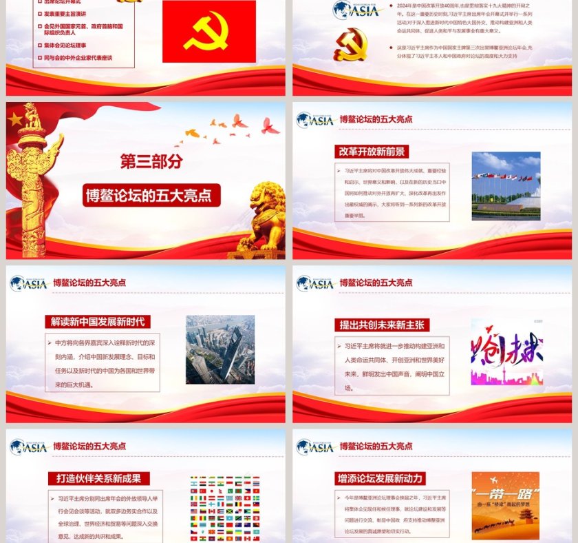 开放创新的亚洲繁荣发展的世界博鳌亚洲论坛年会PPT第3张