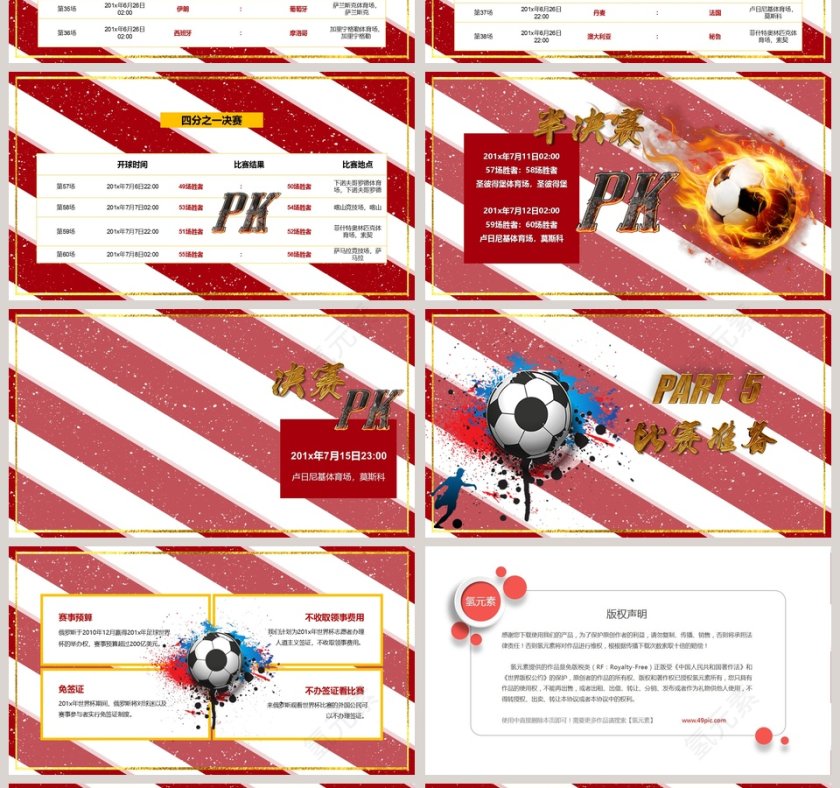 决战俄罗斯世界杯主题PPT第4张