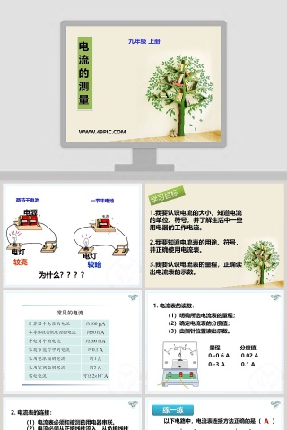 电 流 的 测 量-九年级 上册教学ppt课件