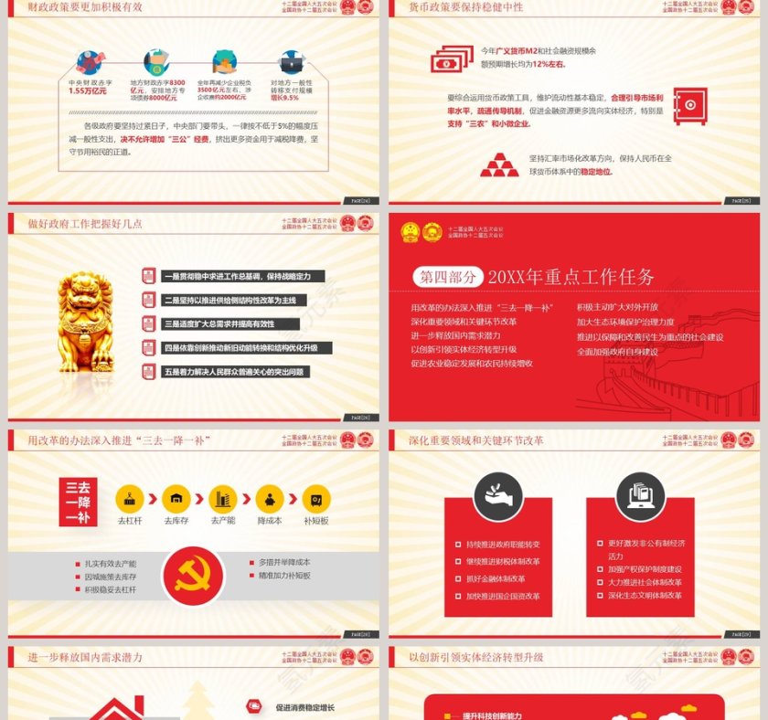 贯彻落实2019政府工作报告精神PPT第5张