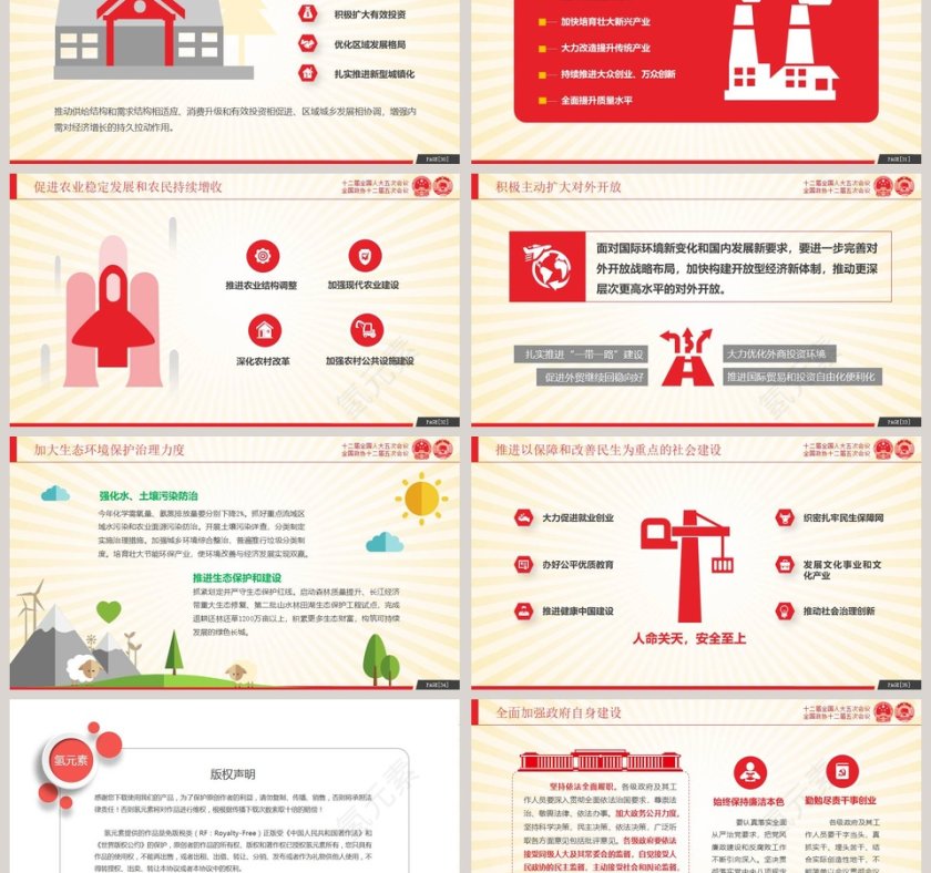 贯彻落实2019政府工作报告精神PPT第6张