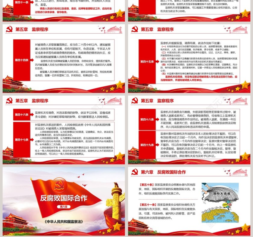 重点解读中华人民共和国监察法PPT模板第7张