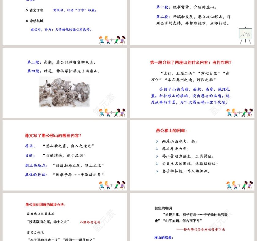 课文解析愚公移山语文课件PPT第6张