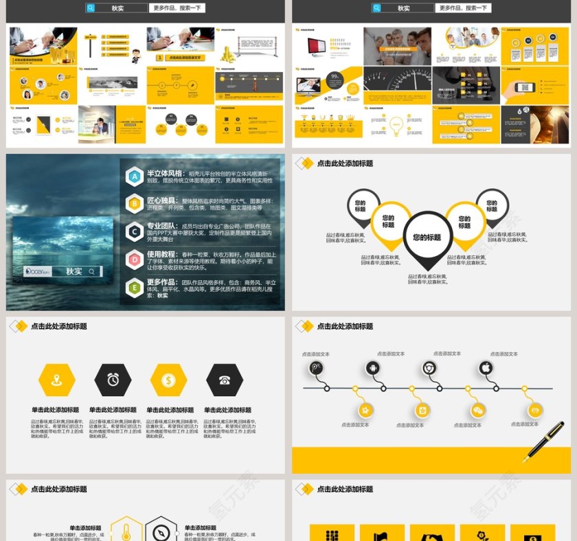 财务预算PPT模板 第2张