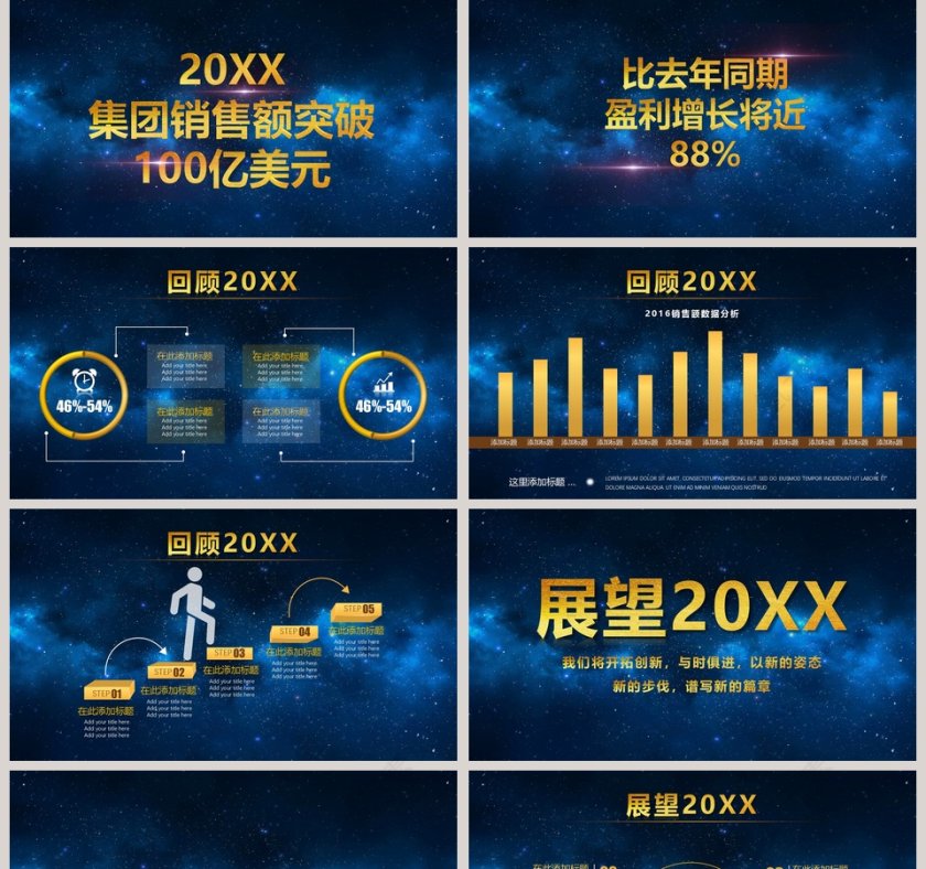 公司表彰大会年度盛典年会PPT第2张