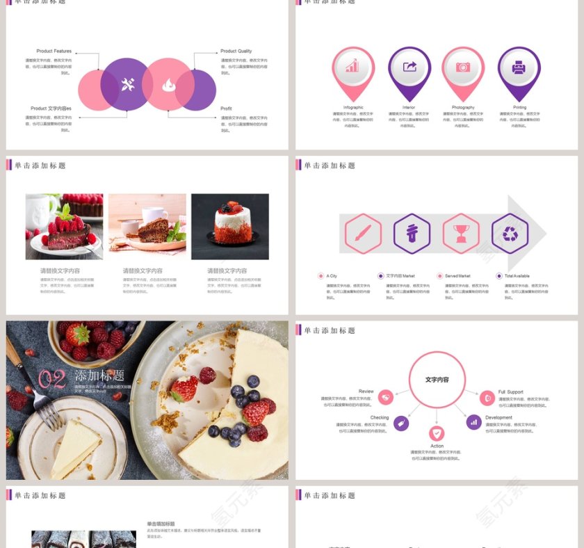 蛋糕营销策划面包咖啡甜点PPT第2张