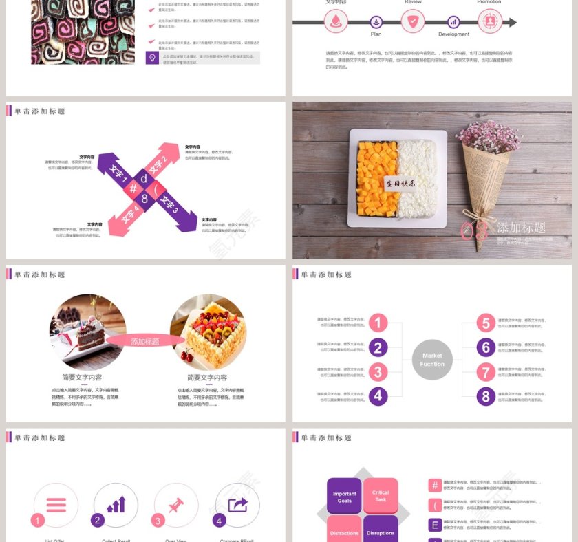 蛋糕营销策划面包咖啡甜点PPT第3张