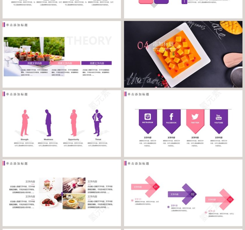 蛋糕营销策划面包咖啡甜点PPT第4张