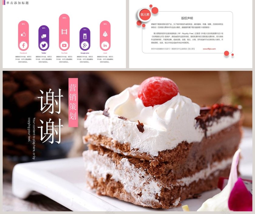 蛋糕营销策划面包咖啡甜点PPT第5张