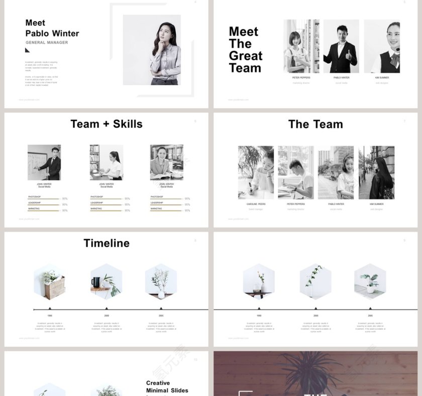 简单大气工作汇报工作总结ppt模板第2张