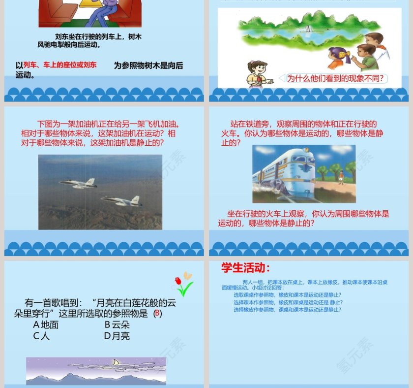 运动与静止教学ppt课件第3张