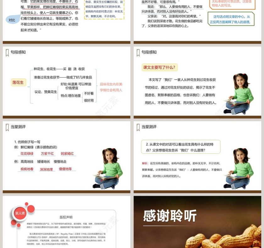 课文解读五年级语文上册落花生语文课件PPT第3张