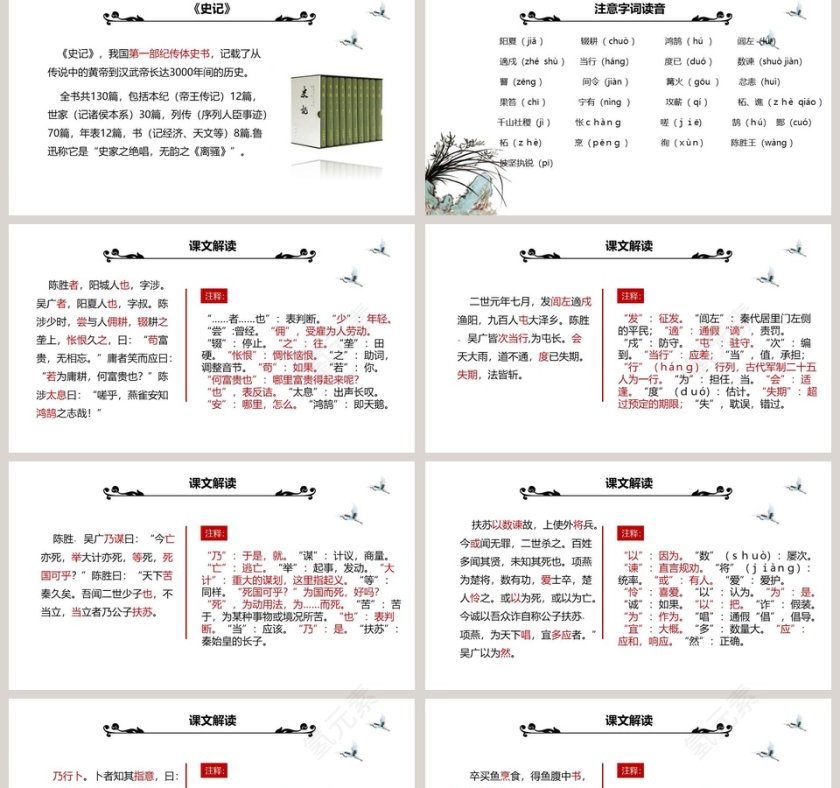 课文解析陈涉世家语文课件PPT第2张