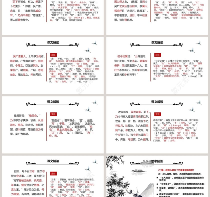 课文解析陈涉世家语文课件PPT第3张