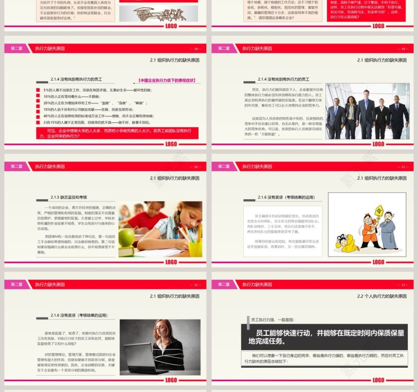 小清新执行力培训ppt模板第4张