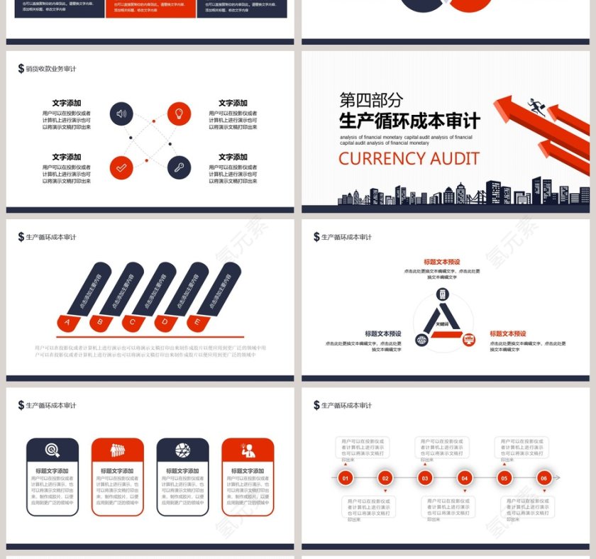 企业财务资金货币审计分析财务货币审计PPT模板第4张