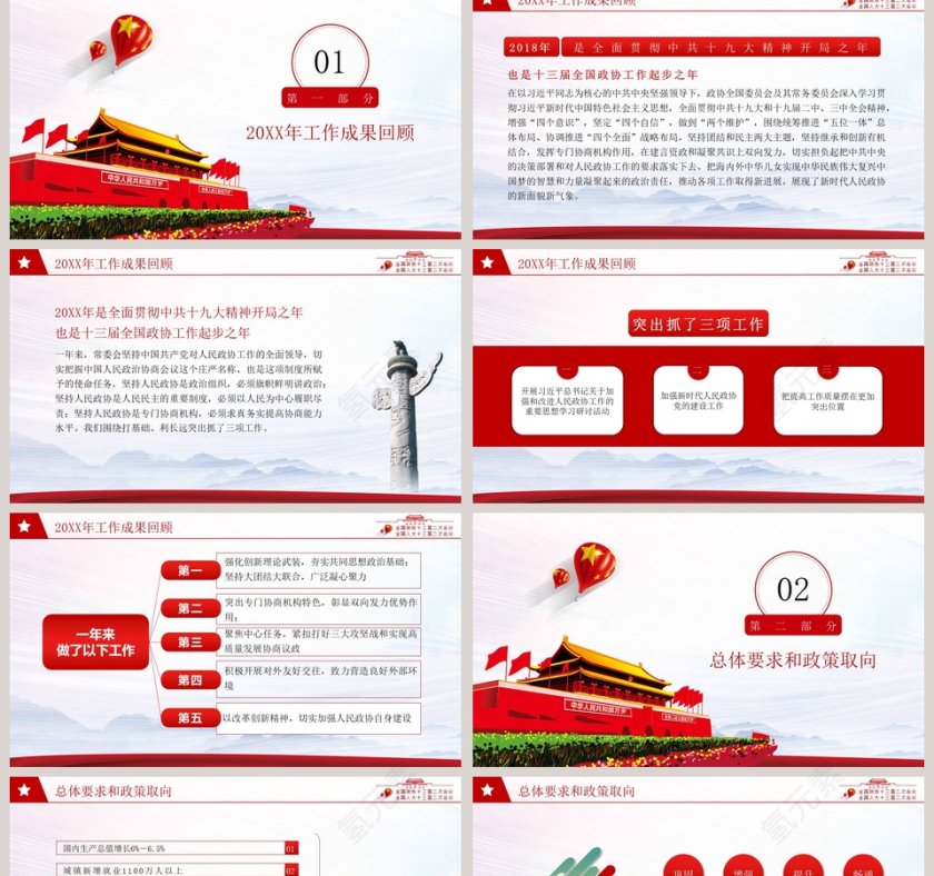 聚焦两会关注民生ppt模板第2张