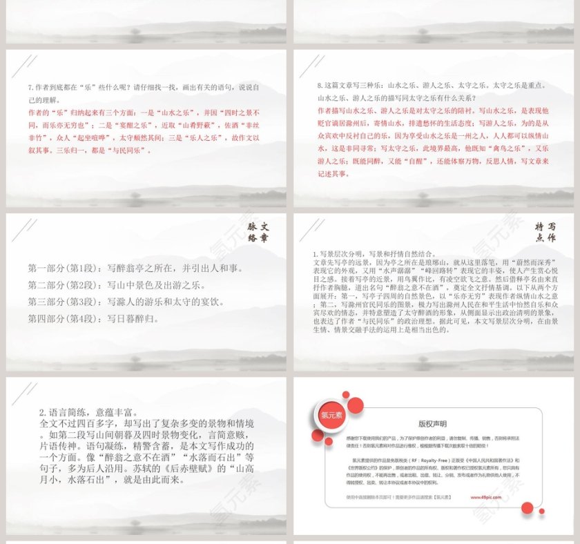 诗词解析醉翁亭记语文课件PPT第4张