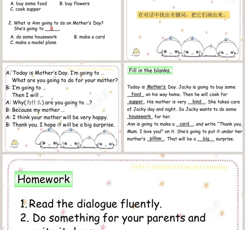 Mothers Day教学ppt课件第3张