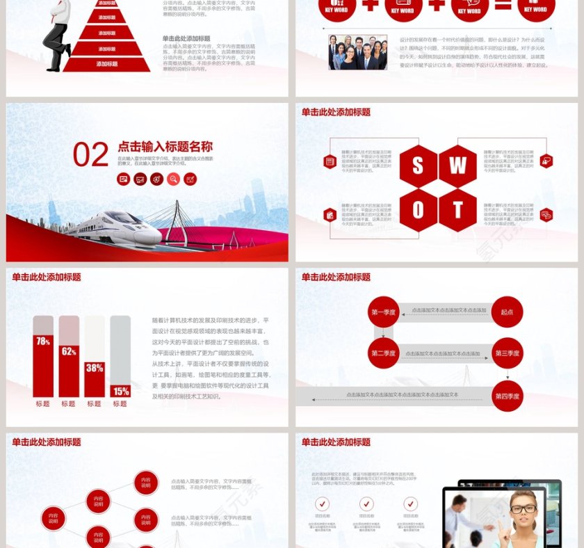 高铁动车组PPT第3张