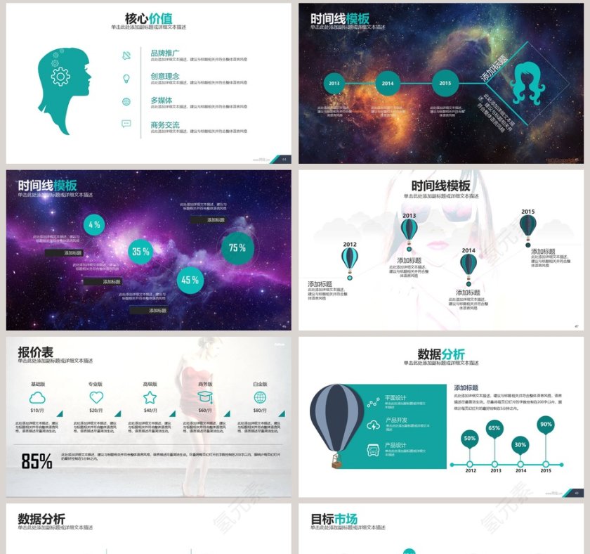 企业介绍创业计划行业分析PPT模板第8张
