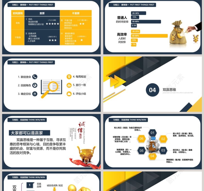 高效能人士的七个习惯PPT  第5张