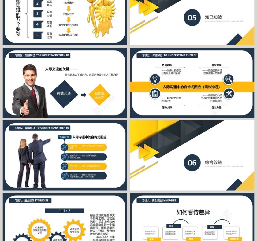 高效能人士的七个习惯PPT  第6张