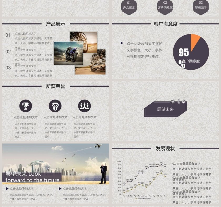 商务风公司介绍PPT企业简介介绍PPT 第4张