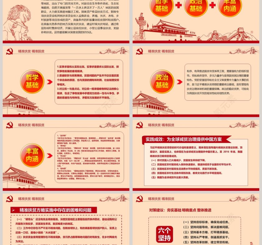 坚决打赢脱贫攻坚战PPT第3张