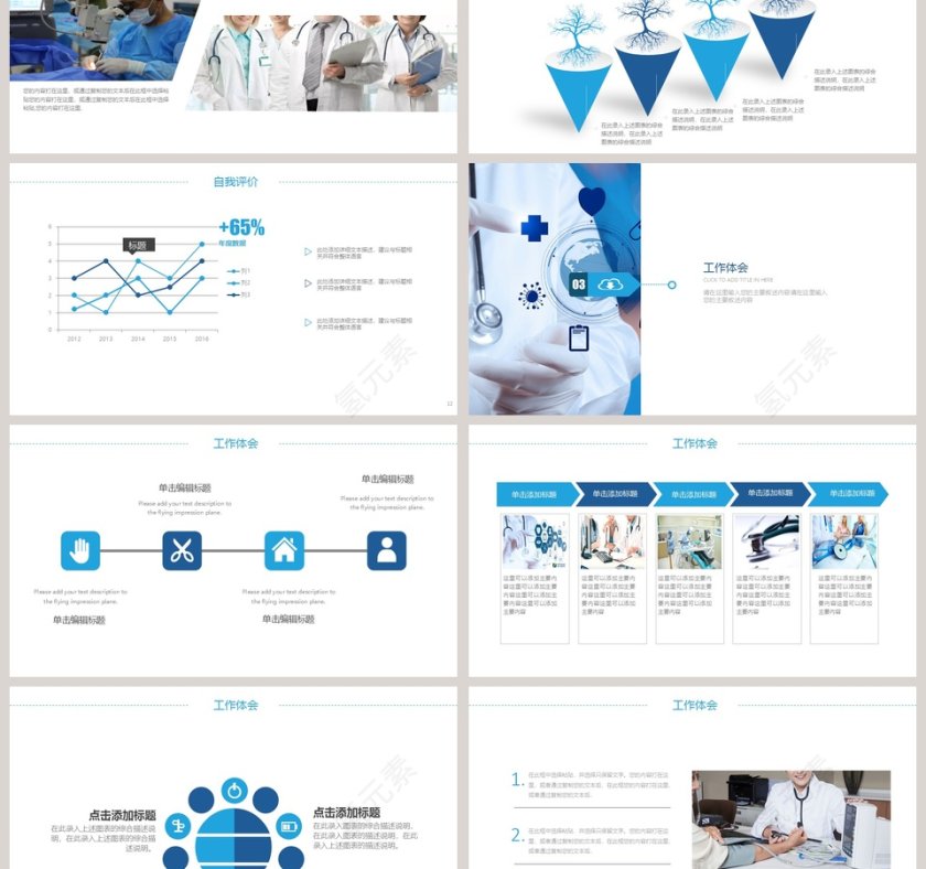 医疗医学工作汇报PPT模板第3张