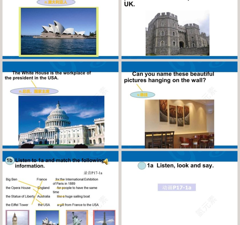 Unit 5 Topic 3Now it is a symbol of EnglandSection A - 节假节日行业PPT模板第3张