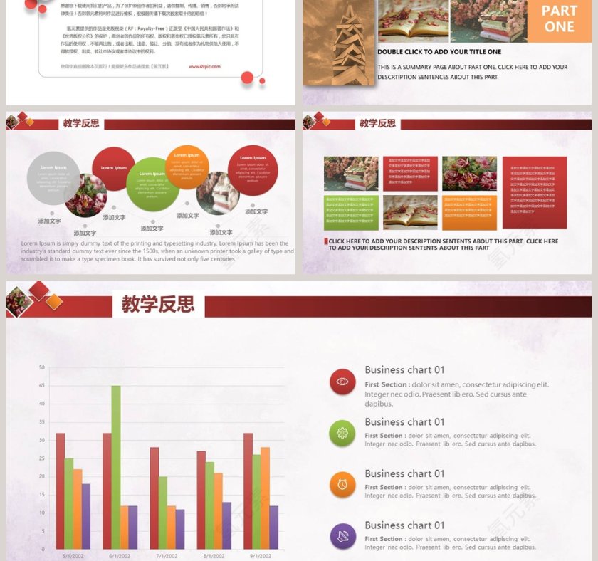 信息化教学课件PPT模板第6张