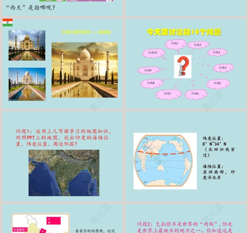 东方文明古国-印度教学ppt课件第2张