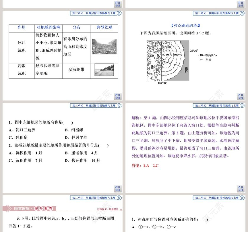 第三节探秘澜沧江-湄公河流域的河流地貌教学ppt课件第8张