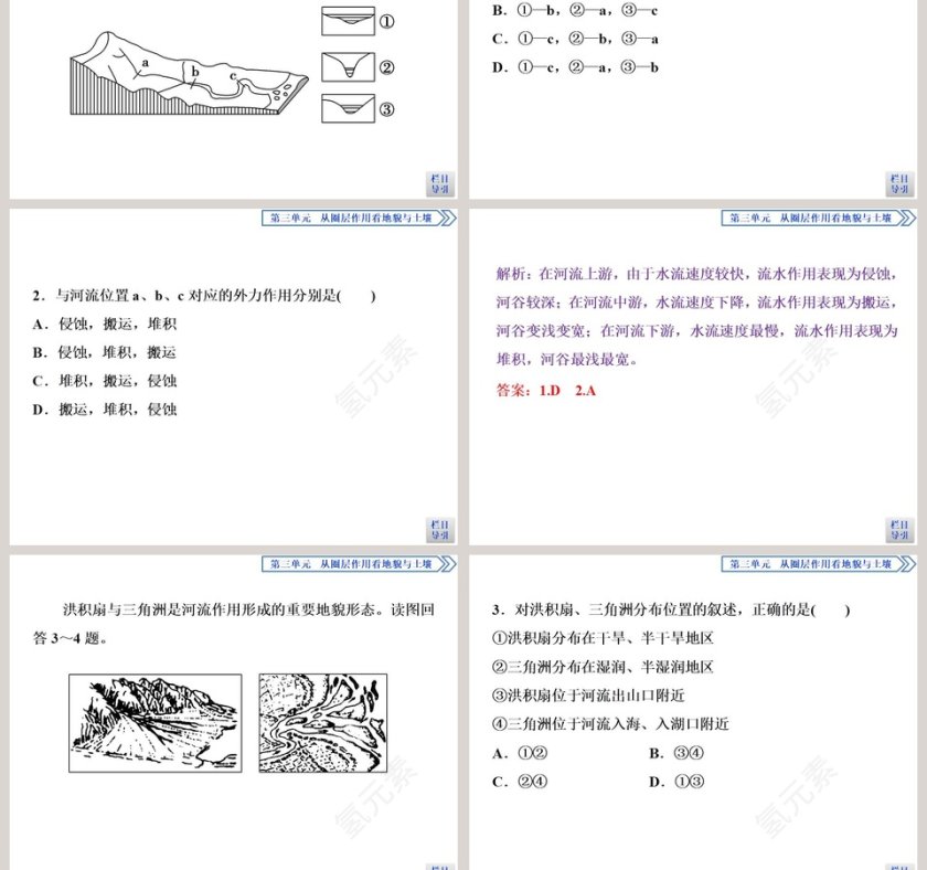 第三节探秘澜沧江-湄公河流域的河流地貌教学ppt课件第9张