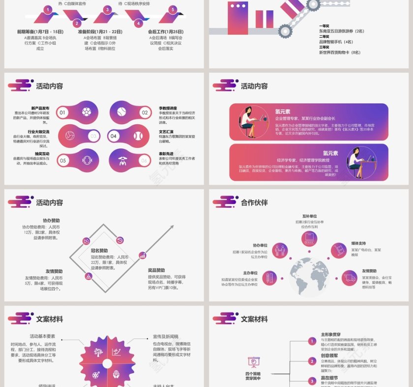 部门活动策划方案PPT第3张