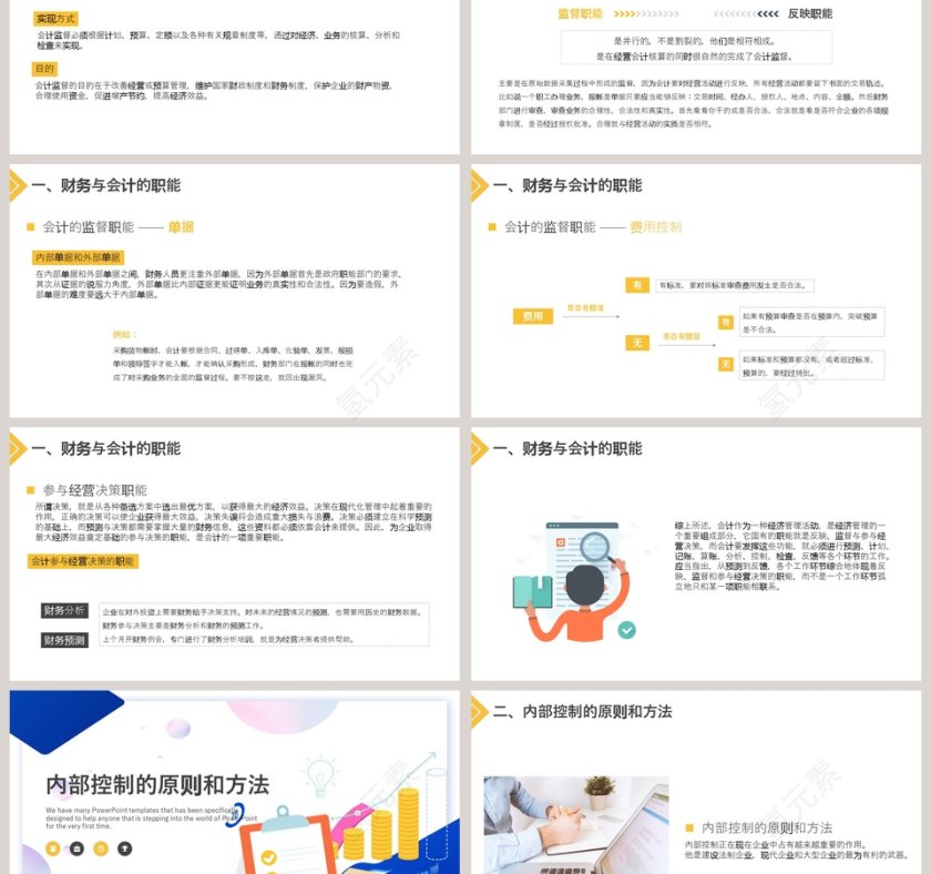 简约财务知识培训PPT模板第3张
