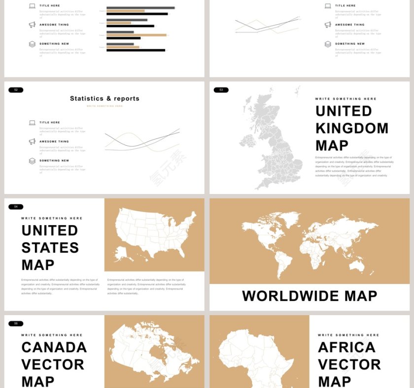 欧美极简PPT商务汇报产品推介通用ppt模板第9张