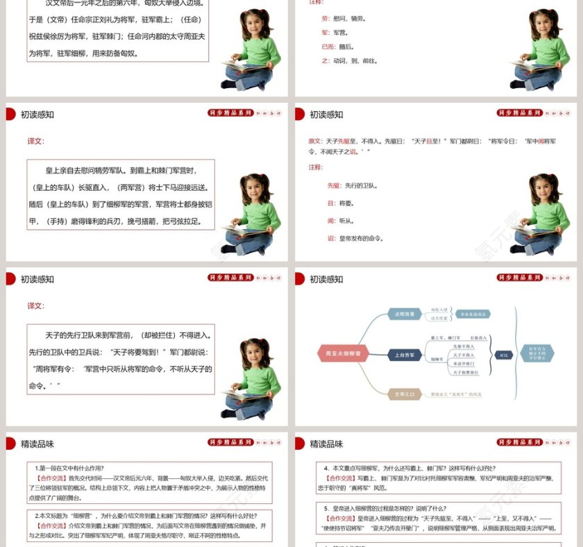 部编版八年级上册语文周亚夫军细柳PPT课件第3张