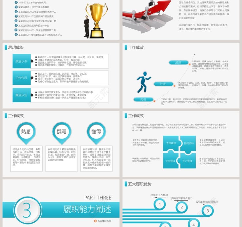 岗位竞聘竞岗报告竞聘演讲干部竞聘求职应聘PPT第3张