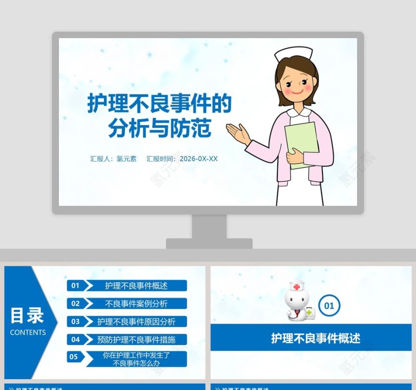 护理不良事件的分析与防范ppt第1张