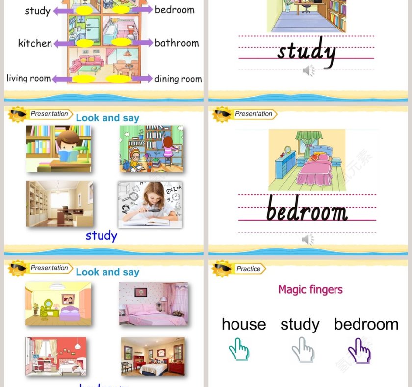 Unit1 Our New House-陕旅版四年级下册教学ppt课件第3张