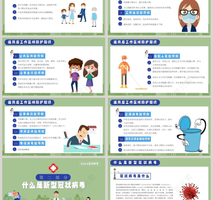 返岗上班复工复学自我预防防护感染指南第3张