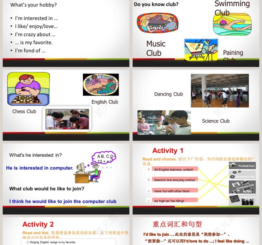 Unit 5 Sports-What club would you like to join教学ppt课件第2张