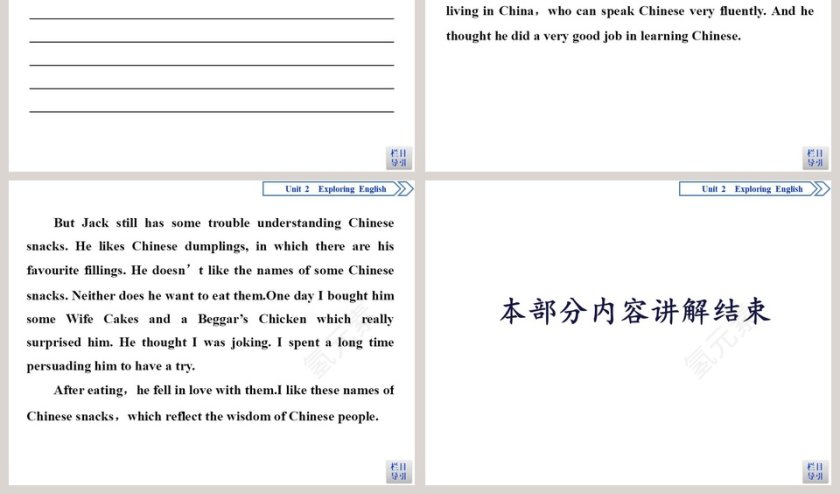 教育培训PPT模板：SectionUsing language Writing最佳实践第11张