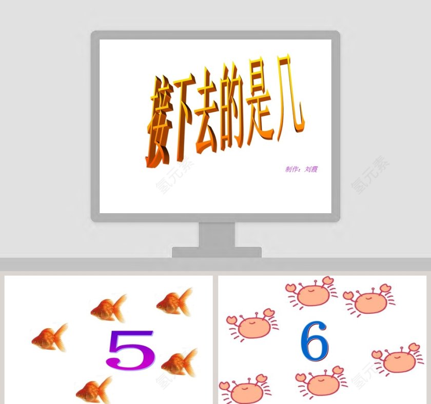 幼儿园小班数学课件PPT：认识序数-接下去是第几第1张