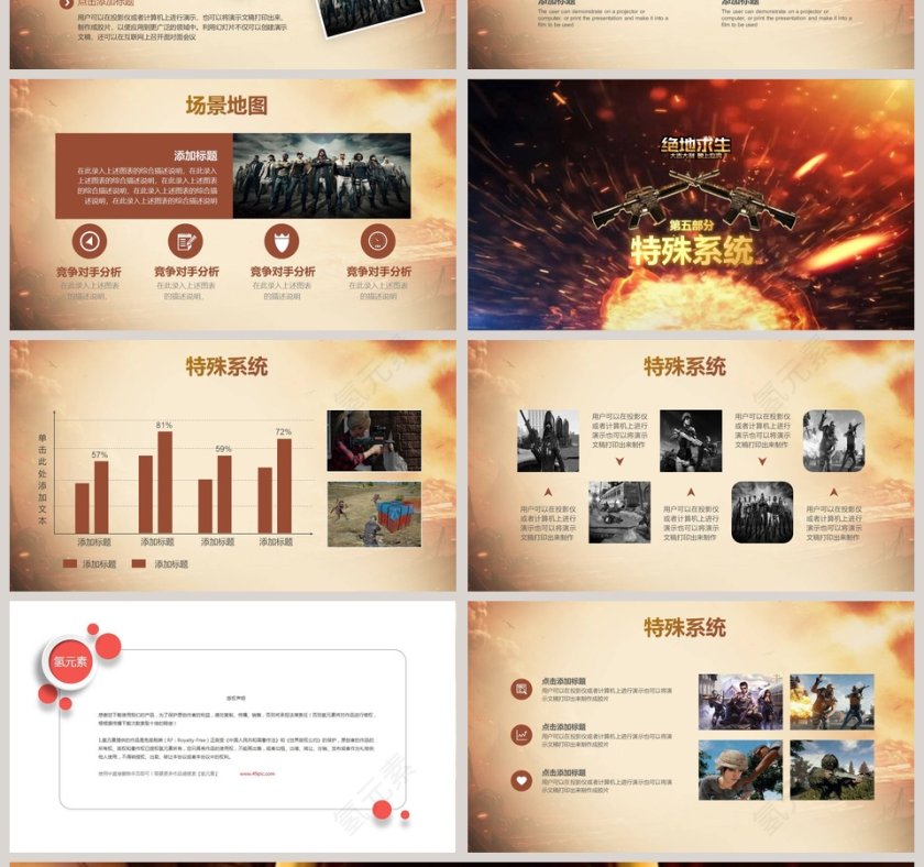 吃鸡游戏绝地求生吃鸡PPT第4张