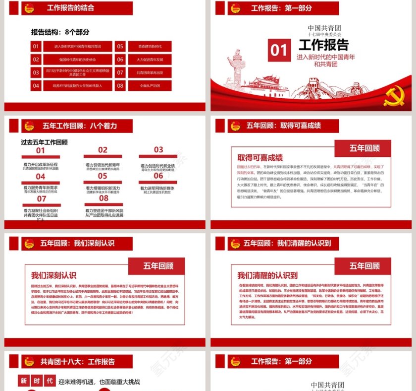 学习解读共青团十八大ppt第5张
