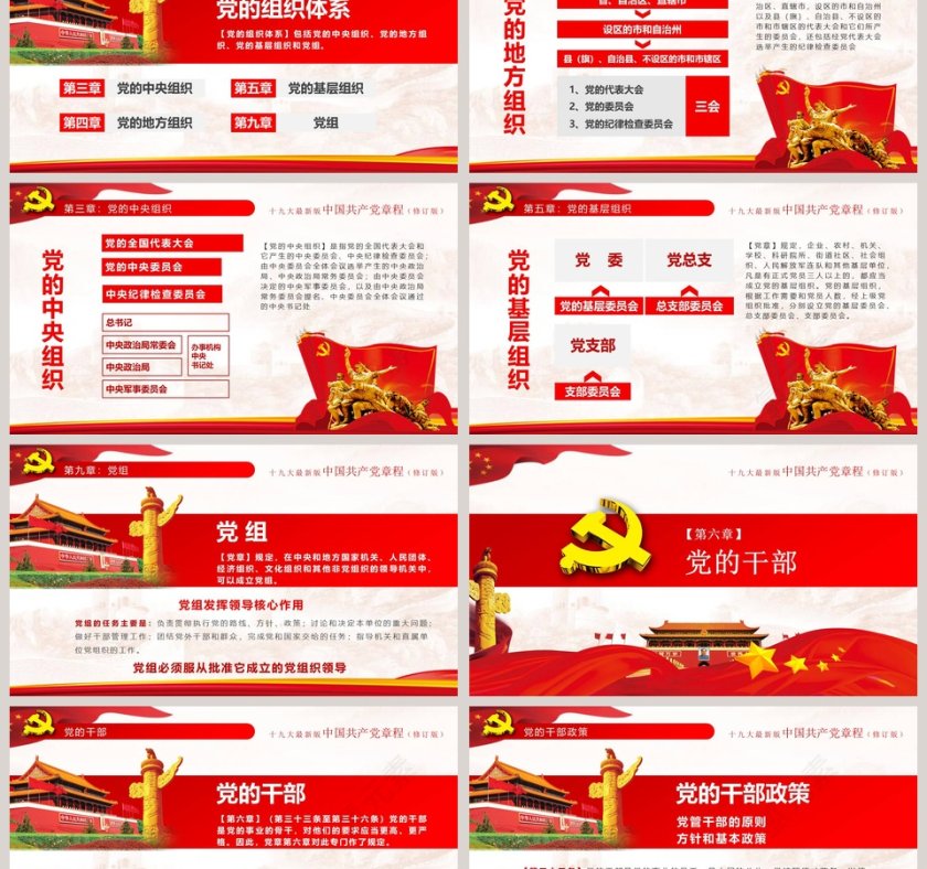 中国共产党章程党章PPT第9张